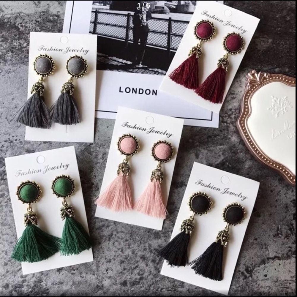 Vintage Style Tassel Earrings